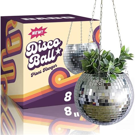 Amazon Dado Disco Ball Planter Disco Planter For Indoor Plants