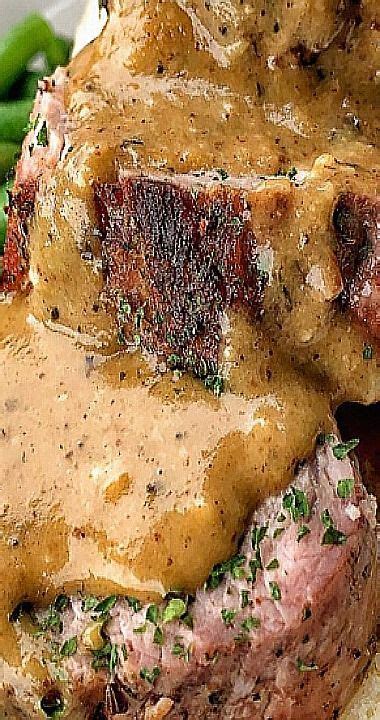 Pork Tenderloin With Mustard Cream Sauce The Tipsy Housewife Pork Loin Recipes Pork Recipes