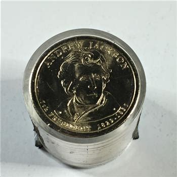 P Unopened Tube Of Andrew Jackson Commemorative Presidential