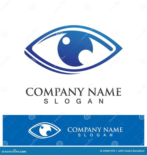 Eye Care Vector Logo Design Stock Vector Illustration Of Security