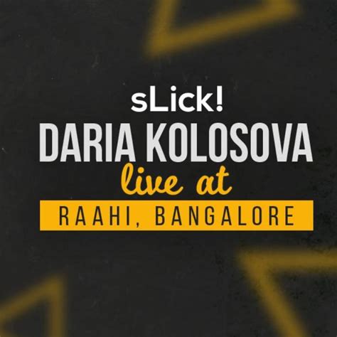 Daria Kolosova Live At Raahi Bangalor