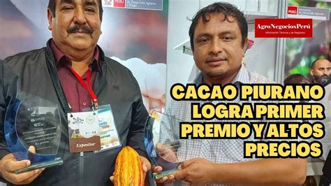 Cacao piurano el mejor y el más cotizado en Bolsa gana premios en