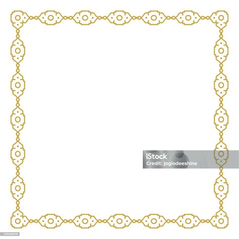 saudi arabia frame pattern design arabic frame stock illustration