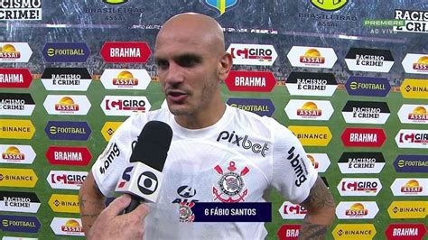 Fábio Santos elogia Corinthians mas lamenta falta de vitórias Temos