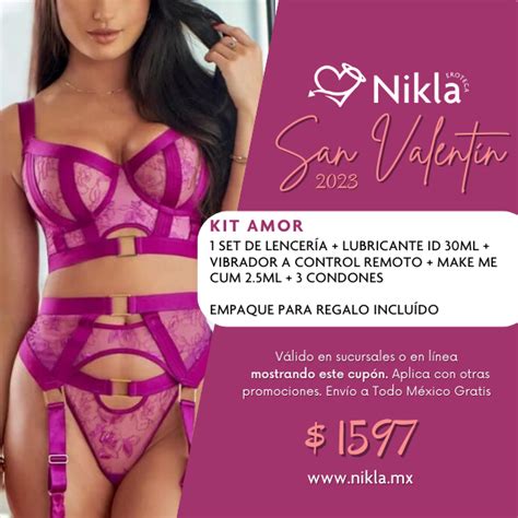 Kit Amor San Valent N Nikla Eroteca Sex Shop Online