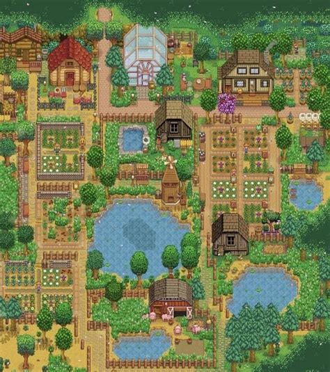 Stardew Valley Forest Farm | Stardew valley, Schöne bilder, Layout