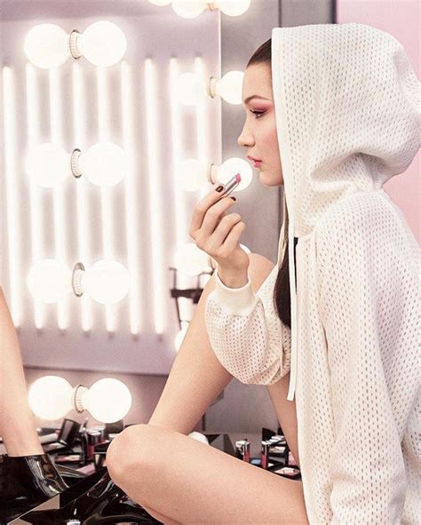 Bella Hadid Stuns In Dior S Lip Glow Campaign Fashionisers