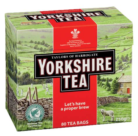 Yorkshire Tea Red 10/80 Bags 250g | Terra Foods