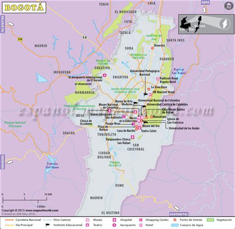 Mapa De Bogota