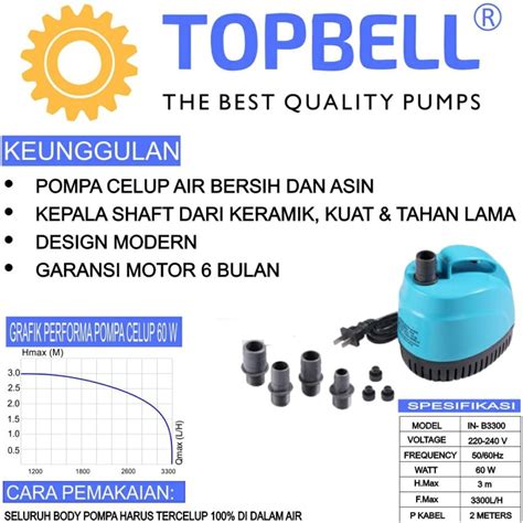 Jual Pompa Celup Air Bersih Air Asin Wat Shopee Indonesia