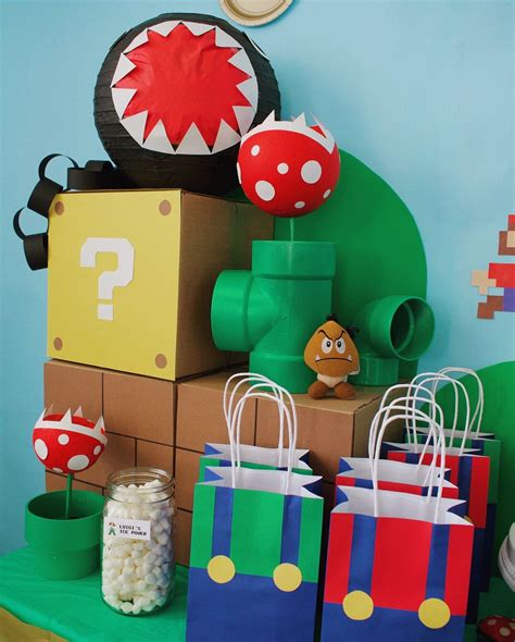 Super Mario Bros Themed Birthday Party Boy Birthday Mario Bros