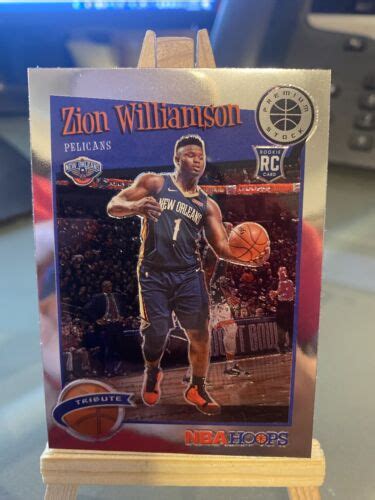 Panini Nba Hoops Premium Stock Zion Williamsom Tribute Rookie