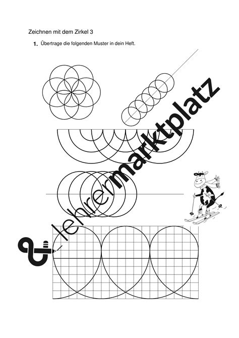 Geometrie Klasse Arbeiten Mit Dem Zirkel