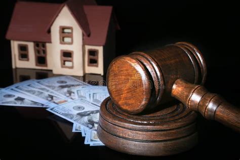 Gavel and property auction stock photo. Image of destination - 122215902