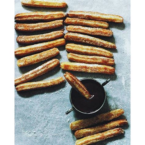 Baked Cinnamon Sugar Churros With Chocolate Dipping Sauce recipe ...