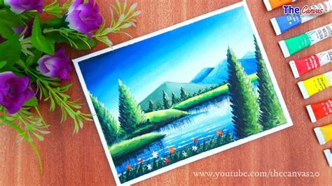 Beautiful Scenery Images Drawing With Colour - Infoupdate.org