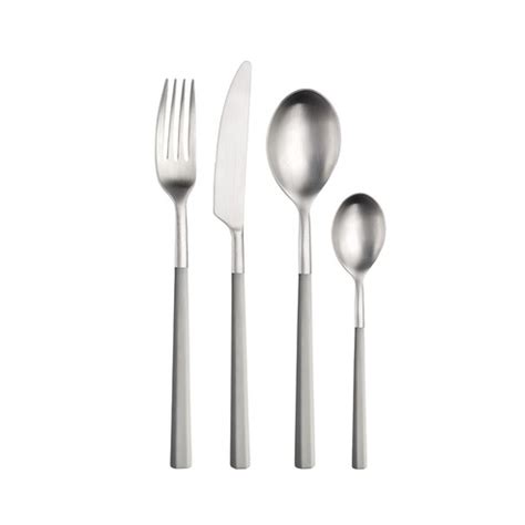 Pintinox Hive Taupe 24-Delige Bestekset - Rvs & ABS - D&L