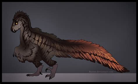 Deinonychus design by Raxrie on DeviantArt