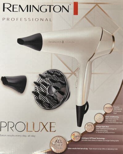 Remington AC9140 ProLuxe Hair Dryer AC 2400W With Diffuser Frizz Free