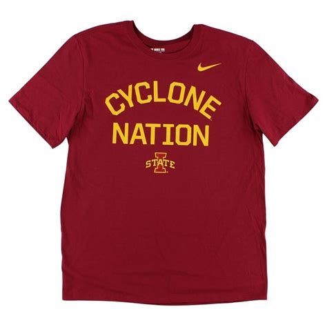 Shop Nike Men S Iowa State Cyclones Local Verbiage T Shirt Deep Red