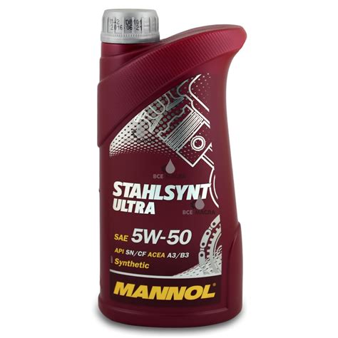 Mannol Stahlsynt Ultra 5W-50 купить моторное масло в СПб