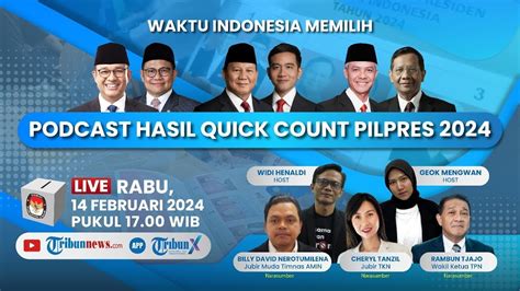 LIVE Pilpres 2024 Satu Putaran Atau Dua Putaran YouTube