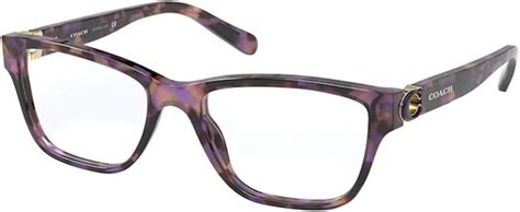 Eyeglasses Coach Hc 6154 5612 Lavender Tortoise Clothing