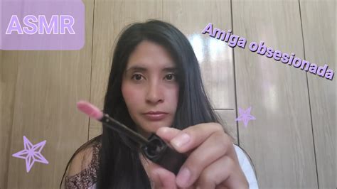 ASMR la chica que esta obsesionada contigo te arregla las uñas