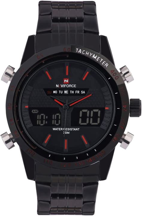 Naviforce Analog Digital Black Dial Men S Watch NF9024 Amazon In Watches