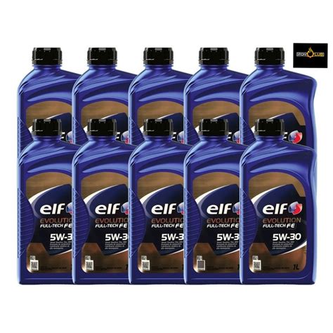 Kit Com 10 Litros De Elf 5w30 C4 Evolution Full Tech Fe Shopee Brasil