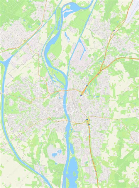 Maastricht Modern Atlas Vector Map Boundless Maps