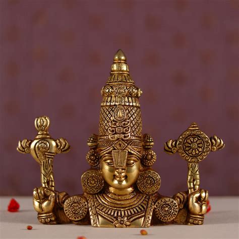 Buy This Wall Hanging Brass Tirupati Balaji Venkateshwar Height Inch