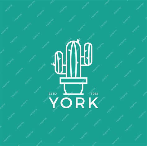 premium vector logo york unique concept minimalist