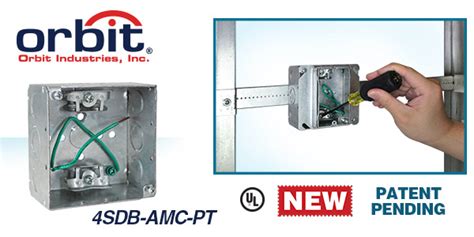 Orbit Industries Junction Box With Angled Mc Cable Clamps