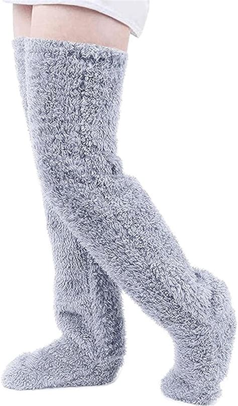 Grovl Snuggs Cozy Socks Snuggle Paws Thigh High Socks Over Knee High