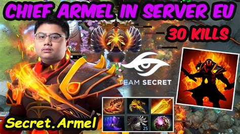 Armel Ember Spirit Team Secret Midlane Kills Insane Damage Dota