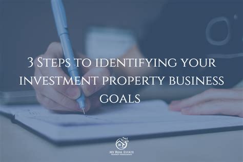 Rental Property Investment Goal Setting 3 Steps