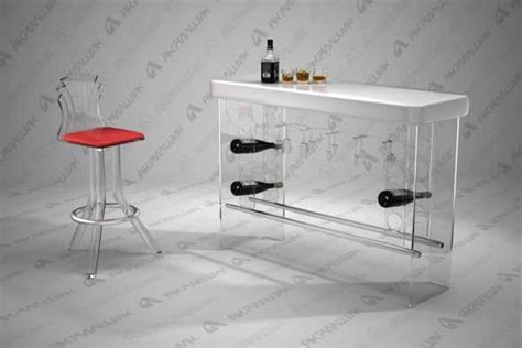 Акриловый стол – Прозрачная мебель из акрила для стильного и объемного ...