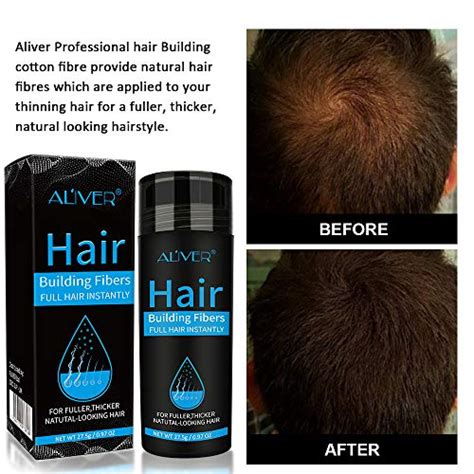 Reviews For ALIVER Hair Building Fibers 2 In 1 Kit Set Hair Fibers For