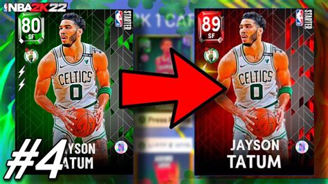 Evolving Starter Jayson Tatum And Grinding XP NBA 2K22 MYTEAM SERIES