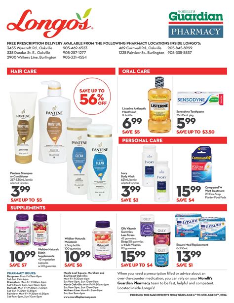 Longo S Pharmacy Flyer June 6 To 26