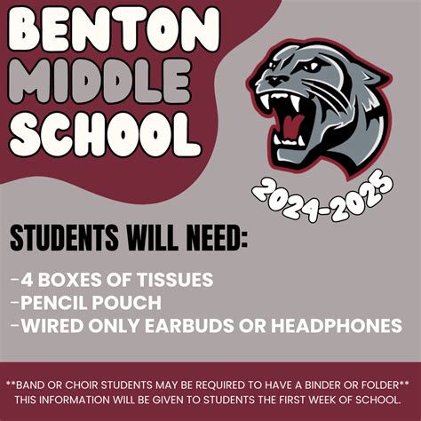 Back To School | Benton School District