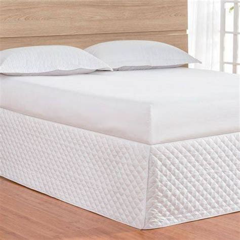 Saia Para Cama Box Queen Size Matelassada Requinte Madeiramadeira