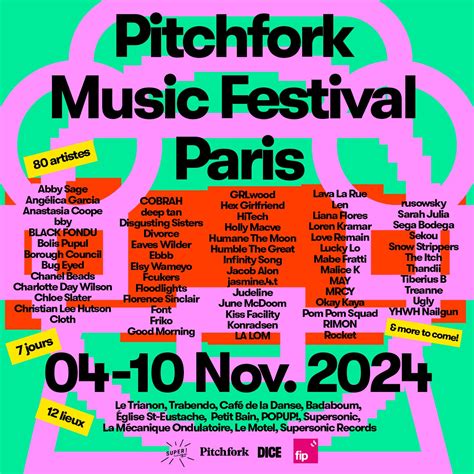 Pitchfork Music Festival Paris 2024 Lineup Grooveist