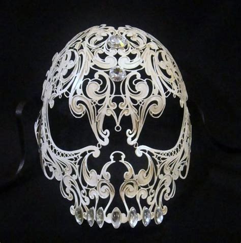 Skull Mask By Cocone On Etsy Absolutely Gorgeous I Love This Kind Of