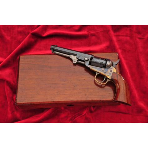 Cased Colt Model 1849 Percussion Pocket Revolver 31 Cal 5 Shot 5” Barrel Blue And Case Harde