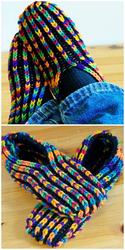 Knitted Slippers Patterns Free Ideas To Try The WHOot In 2020