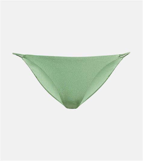 Jade Swim Bare Minimum Bikini Bottom In Green ModeSens