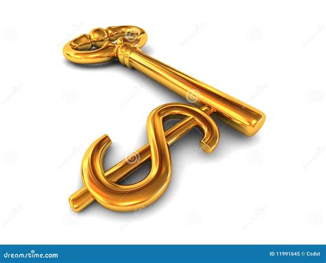 Gold Key Royalty Free Stock Photo Image 11991645