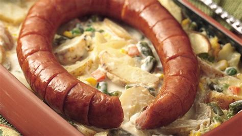 Kielbasa And Cheesy Potatoes Recipe